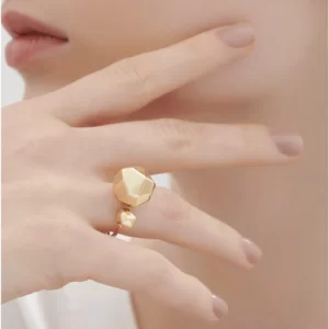 טבעת זהב צהוב GALILEI קטנה