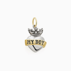 תליון MY BOY’ MYCOLLECTION’ בכסף סטרלינג וזהב צהוב