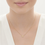 שרשרת MYCOLLECTION בזהב צהוב ויהלום