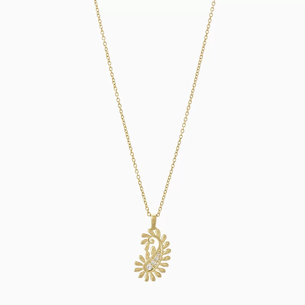 שרשרת זהב צהוב ויהלומים PAISLEY